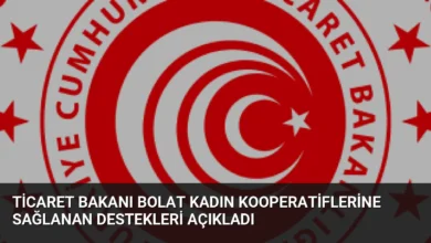 Ticaret Bakanı Bolat Kadın Kooperatiflerine Sağlanan Destekleri Açıkladı