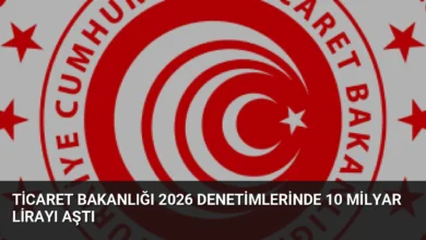 Ticaret Bakanlığı 2026 Denetimlerinde 10 Milyar Lirayı Aştı
