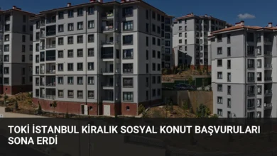 TOKİ İstanbul Kiralık Sosyal Konut Başvuruları Sona Erdi
