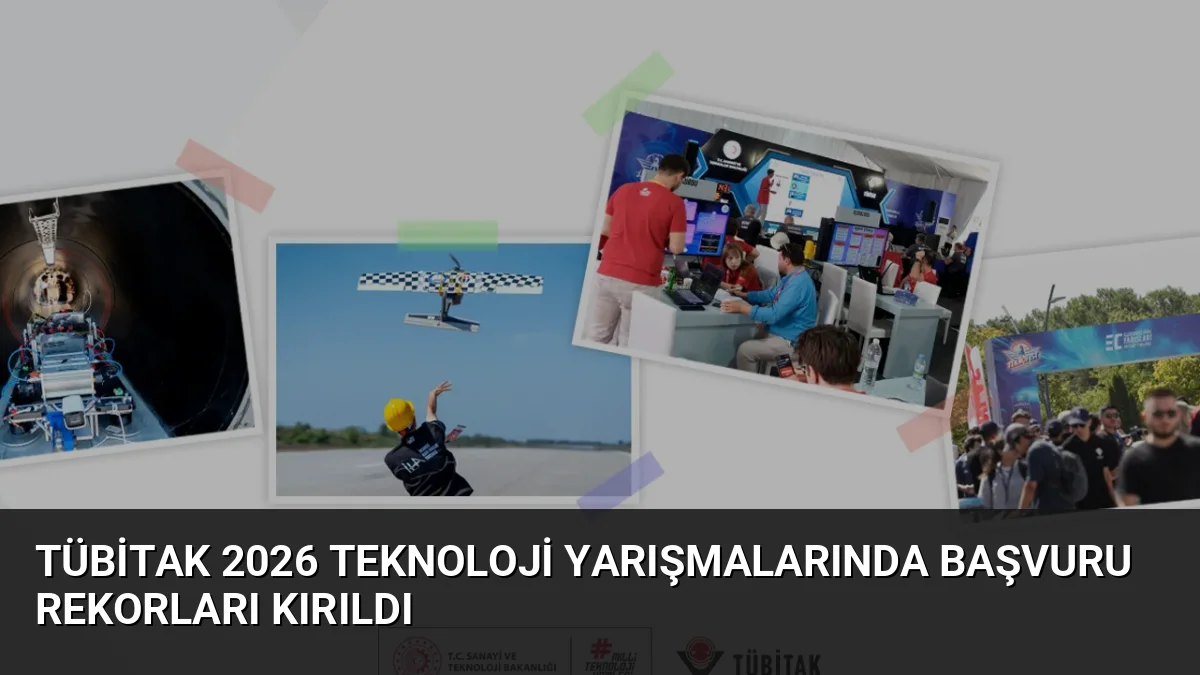TÜBİTAK 2026 Teknoloji Yarışmalarında Başvuru Rekorları Kırıldı