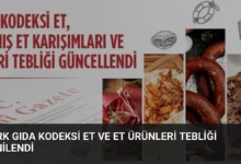 Türk Gıda Kodeksi Et ve Et Ürünleri Tebliği Yenilendi