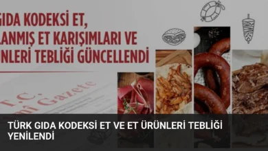 Türk Gıda Kodeksi Et ve Et Ürünleri Tebliği Yenilendi