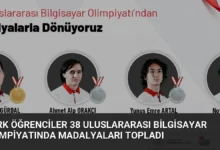 Türk Öğrenciler 38 Uluslararası Bilgisayar Olimpiyatında Madalyaları Topladı