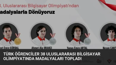 Türk Öğrenciler 38 Uluslararası Bilgisayar Olimpiyatında Madalyaları Topladı
