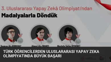 Türk Öğrencilerden Uluslararası Yapay Zeka Olimpiyatında Büyük Başarı