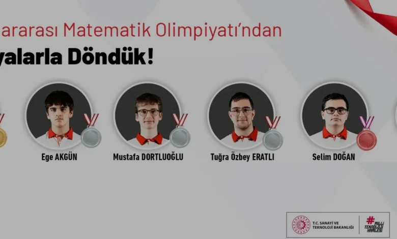 Türkiye 67 Uluslararası Matematik Olimpiyatında Madalyaları Topladı