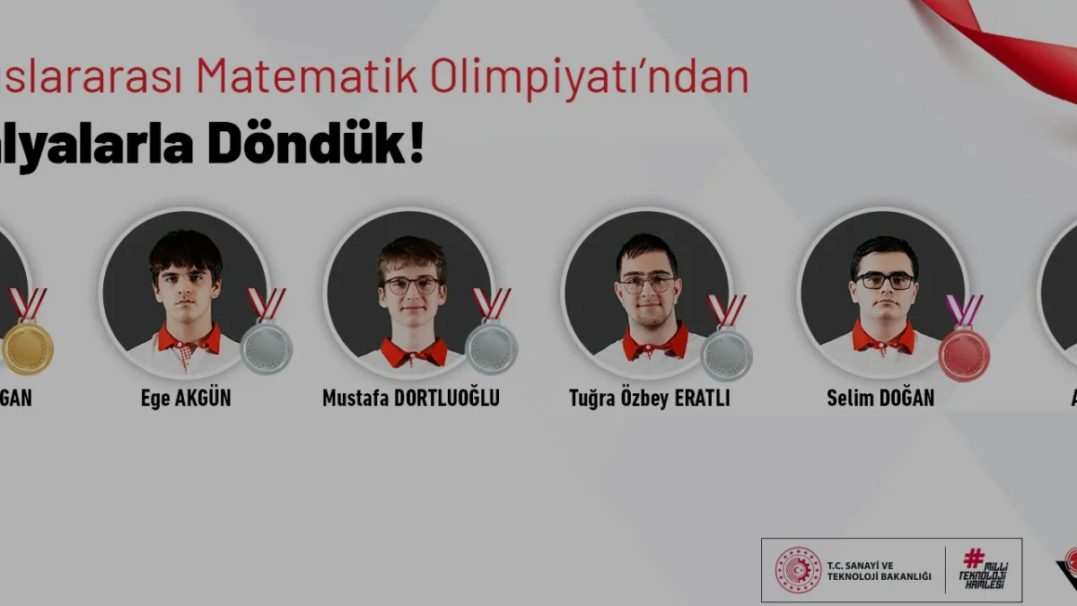 Türkiye 67 Uluslararası Matematik Olimpiyatında Madalyaları Topladı