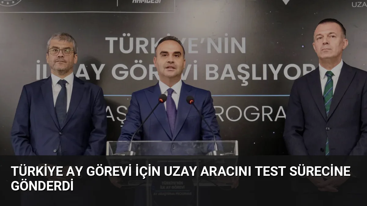 Türkiye Ay Görevi İçin Uzay Aracını Test Sürecine Gönderdi