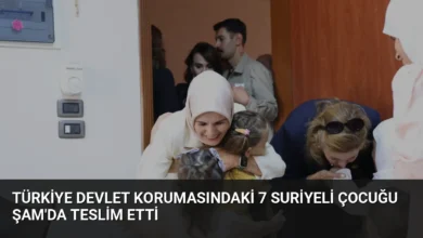 Türkiye devlet korumasındaki 7 Suriyeli çocuğu Şam'da teslim etti