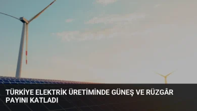Türkiye elektrik üretiminde güneş ve rüzgâr payını katladı