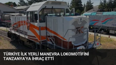 Türkiye İlk Yerli Manevra Lokomotifini Tanzanya'ya İhraç Etti