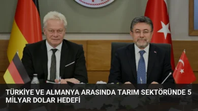 Türkiye ve Almanya Arasında Tarım Sektöründe 5 Milyar Dolar Hedefi