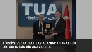 Türkiye ve İtalya Uzay Alanında Stratejik Ortaklık İçin Bir Araya Geldi