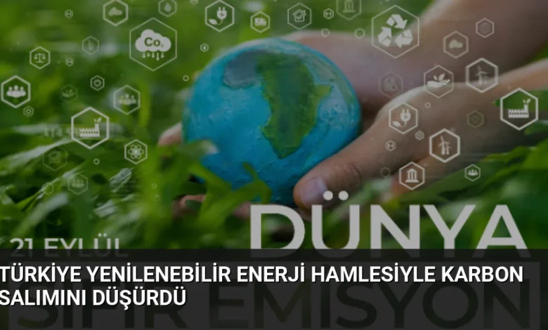 Türkiye Yenilenebilir Enerji Hamlesiyle Karbon Salımını Düşürdü