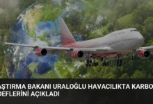 Ulaştırma Bakanı Uraloğlu Havacılıkta Karbon Hedeflerini Açıkladı