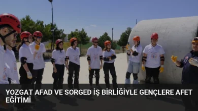 Yozgat AFAD ve SORGED İş Birliğiyle Gençlere Afet Eğitimi