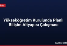 Yükseköğretim Kurulunda Planlı Bilişim Altyapısı Çalışması