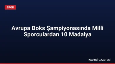 Avrupa Boks Şampiyonasında Milli Sporculardan 10 Madalya