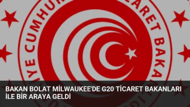 Bakan Bolat Milwaukee'de G20 Ticaret Bakanları ile Bir Araya Geldi