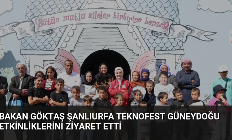 Bakan Göktaş Şanlıurfa TEKNOFEST Güneydoğu Etkinliklerini Ziyaret Etti