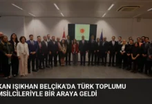 Bakan Işıkhan Belçika'da Türk Toplumu Temsilcileriyle Bir Araya Geldi
