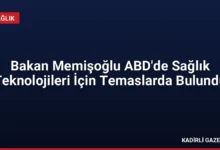 Bakan Memişoğlu ABD'de Sağlık Teknolojileri İçin Temaslarda Bulundu