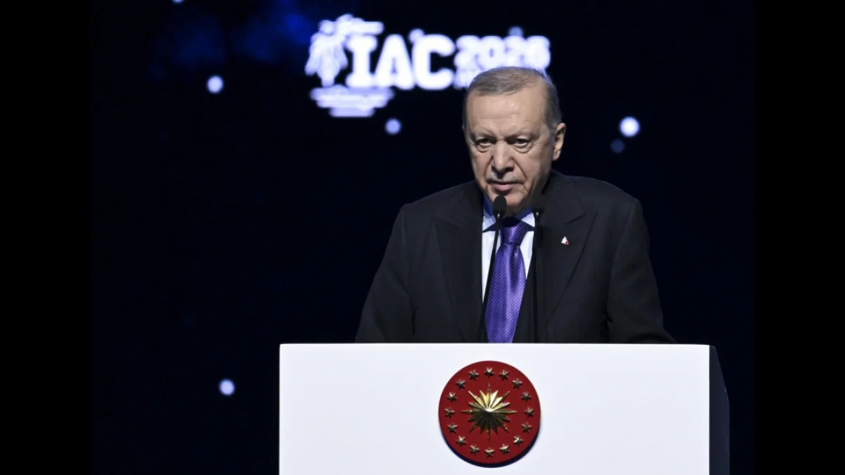 Cumhurbaşkanı Erdoğan 77 Uluslararası Uzay Kongresi Açılışında Konuştu