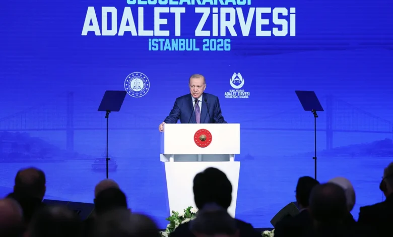 Cumhurbaşkanı Erdoğan Uluslararası Adalet Zirvesi'nde konuştu