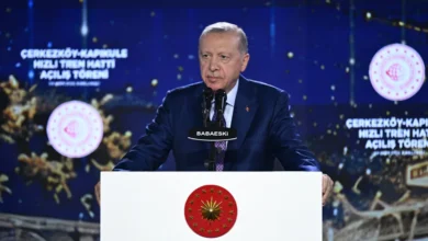 Erdoğan Çerkezköy Kapıkule Hızlı Tren Hattı Töreninde Konuştu