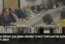 Gıda İsrafı Çalışma Grubu 12'nci toplantısı için toplandı