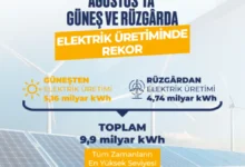 Güneş ve Rüzgarda Elektrik Üretimi Tüm Zamanların Rekorunu Kırdı
