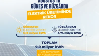 Güneş ve Rüzgarda Elektrik Üretimi Tüm Zamanların Rekorunu Kırdı