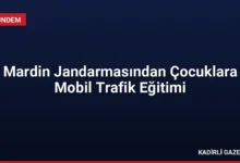 Mardin Jandarmasından Çocuklara Mobil Trafik Eğitimi