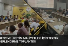 Narenciye Üretim Maliyetleri İçin Teknik Değerlendirme Toplantısı