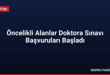 Öncelikli Alanlar Doktora Sınavı Başvuruları Başladı