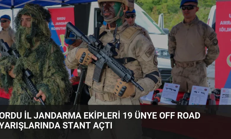 Ordu İl Jandarma Ekipleri 19 Ünye Off Road Yarışlarında Stant Açtı