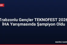 Trabzonlu Gençler TEKNOFEST 2026 İHA Yarışmasında Şampiyon Oldu