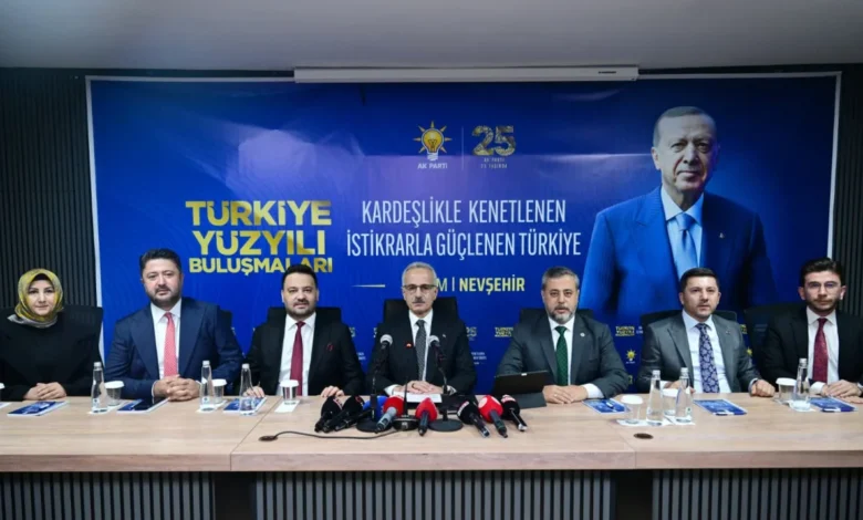Ulaştırma Bakanı Uraloğlu Nevşehir Altyapı Yatırımlarını Açıkladı
